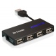 Карманный USB 2.0 концентратор D-Link DUB-104 в Саранске, USB хаб DLink DUB104 (Саранск)